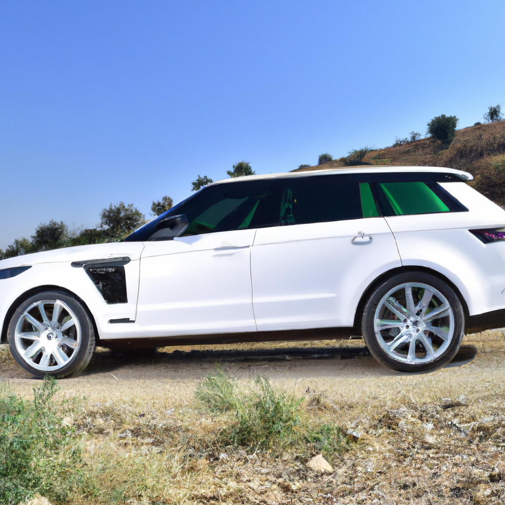 Range Rover SVAutobiography 2023 branco na praia
